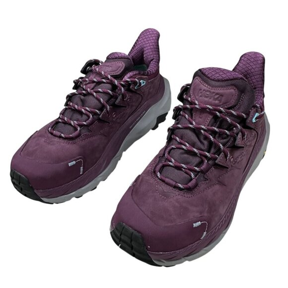 Hoka One One Womens Kaha 2 Low GTX Waterproof Hiking Shoes Plum Size 10.5 - Picture 1 of 12